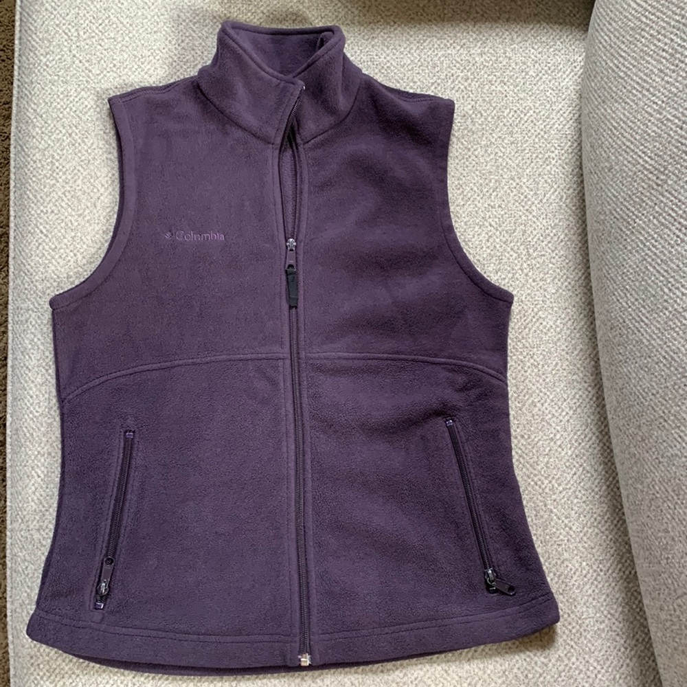 Columbia fleece vest, women’s size medium